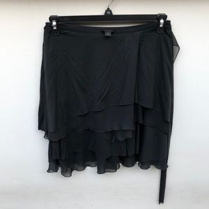 ☀️ Express Black Layered Skirt | XS